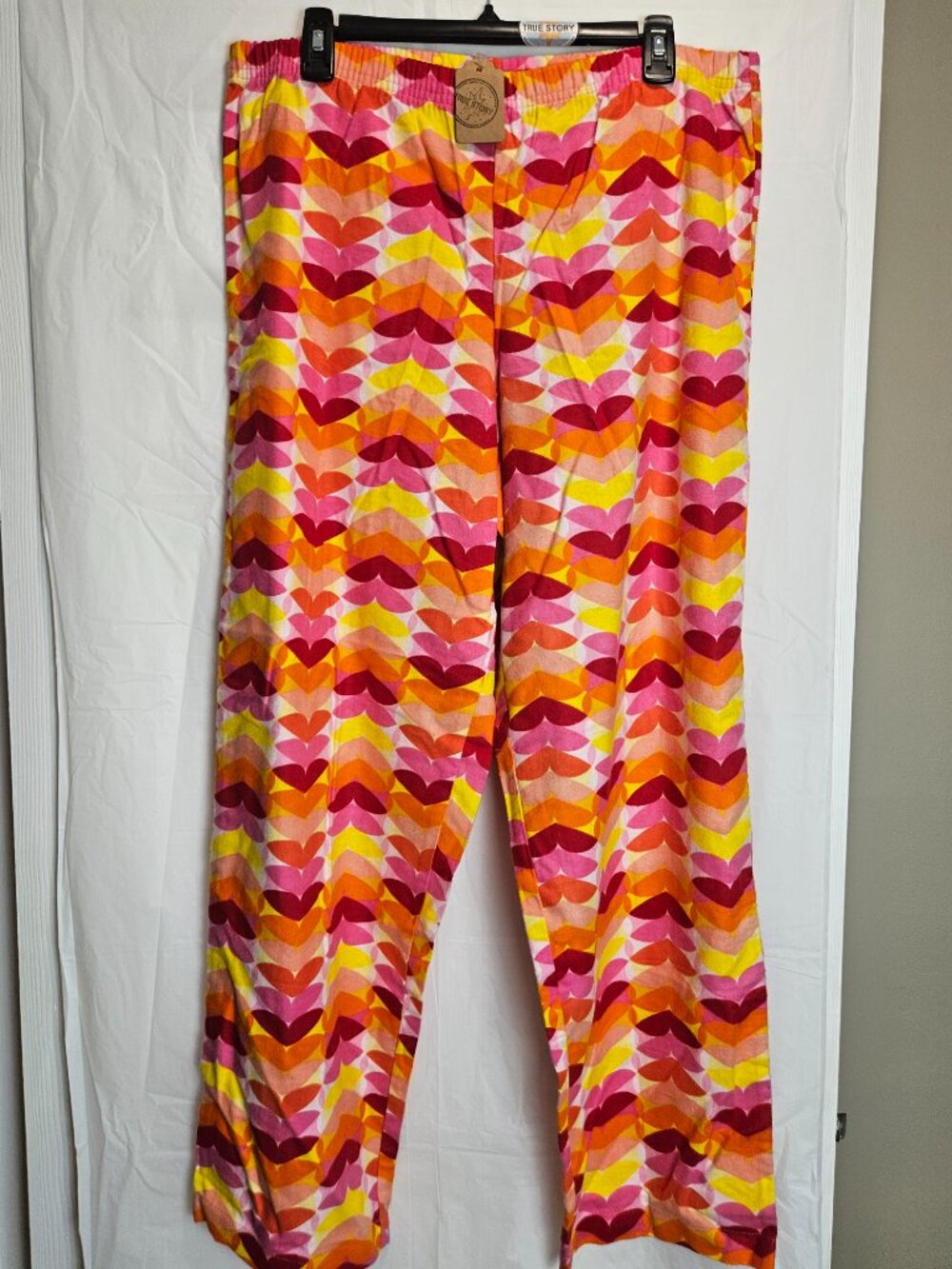 Joe Boxer Multicolor Heart Flannel Pajama Set – Size M – New Without Tags - Picture 7 of 13